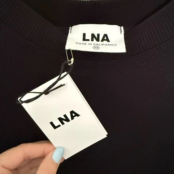 LNA Black Stevie Dress NWT - Picture 3 of 4